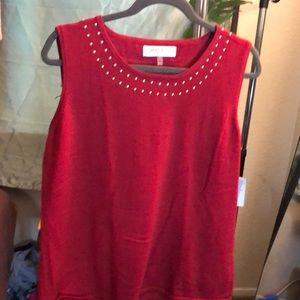 Beautiful Kasper fire red studded